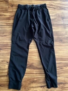 Savage Barbell Black Track Jogger Pants